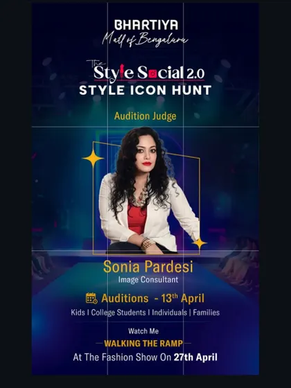 I was thrilled to be an audition judge for 'The Style Social 2.0 - Style Icon Hunt'. It was exciting to see so much talent and help discover the next generation of style icons.