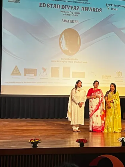 On stage at the ED Star Divvaz Awards. It is always an honor to be invited to events that celebrate and empower women.