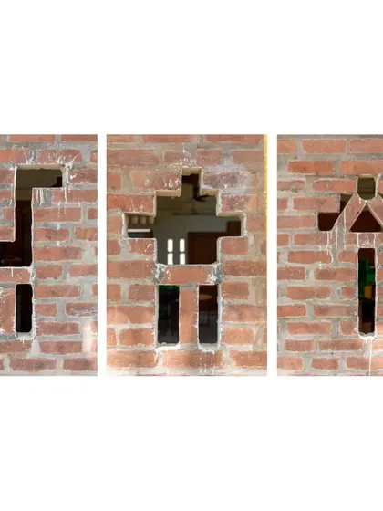 A duplicate of image 53, showing playful window cutouts.