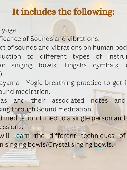 An International Yoga Day special offer for our June 26th batch. Register for the weekday course and receive a discount on the course fee and on singing bowls.