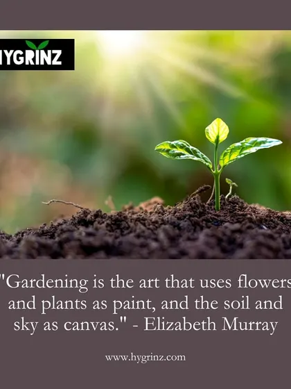 This quote by Elizabeth Murray perfectly captures my philosophy. I see gardening as an art form, where I use plants, soil, and sky to create a living masterpiece for you.