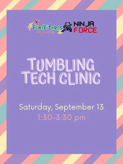 Our Tumbling Tech Clinics are perfect for advancing your skills. These intensive clinics are divided by level and focus specifically on mastering tumbling.