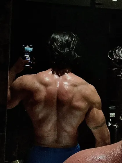 A final shot in this series, showing the consistency in back development. A strong posterior chain is a hallmark of my training system.