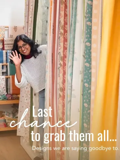 I'm waving goodbye to some of our beloved designs to make room for new creations. This is your last chance to grab these beautiful curtains, so take a look and find a favorite before they're gone.