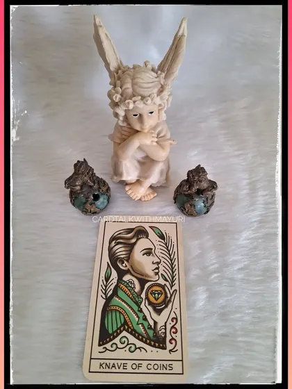 If you picked card 1 for December, the Knave of Coins, your month is about good news and new beginnings. It's a great time for making investments, setting health goals, and for singles to meet someone new.