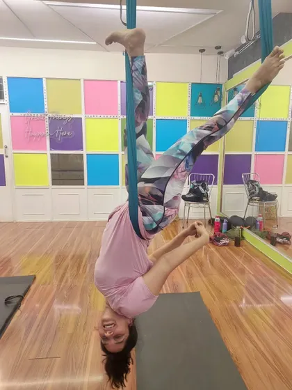 That upside-down smile is a sign of a great class. The joy of mastering a new skill is what keeps us flying.
