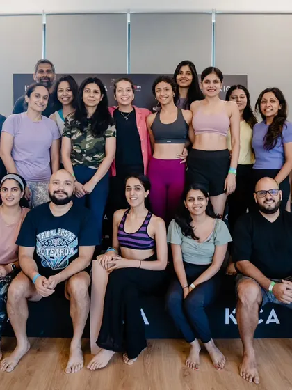 The wonderful community that gathered for our International Yoga Day celebration. The collective energy was truly inspiring.