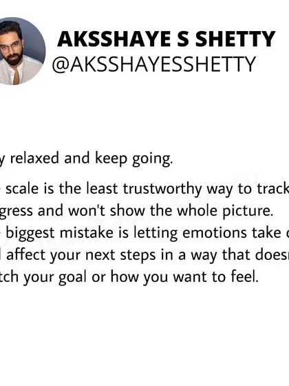 The scale is the least trustworthy way to track progress and doesn't show the whole picture. The biggest mistake is letting your emotions take over and affect your next steps. Stay relaxed and keep going.