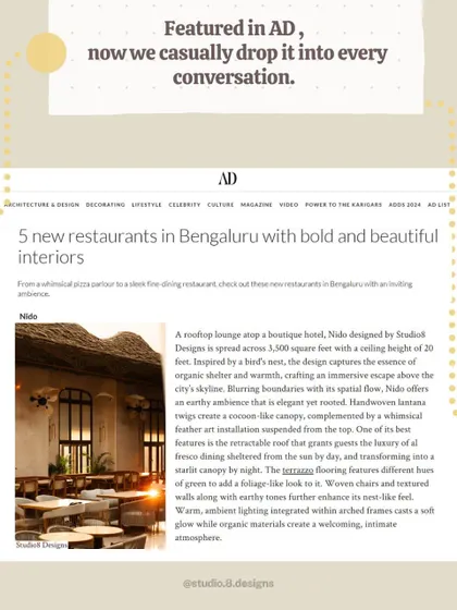 Featured in AD, now we casually drop it into every conversation. A fun post celebrating our feature and this incredible honor.