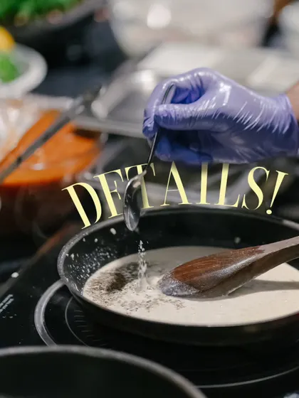 Crafted with care, served with pride. Our chefs are meticulous about every detail.