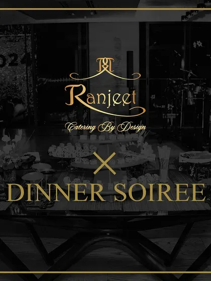 The "Dinner Soiree" graphic encapsulates the elegant, exclusive atmosphere we curate. It represents our promise of an evening filled with fine food and great company.
