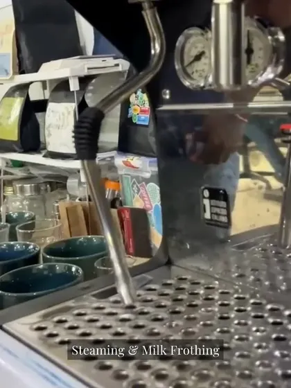 Mastering milk steaming and frothing is a core skill we teach. Perfecting microfoam is essential for both the texture of the drink and the quality of latte art.