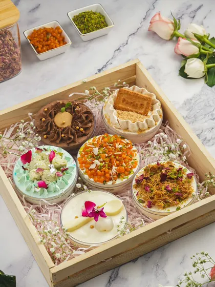 This hamper of fusion globe cakes shows the beautiful, commercially-friendly desserts you can create. I teach you how to combine Indian flavors with modern techniques for a unique product line.