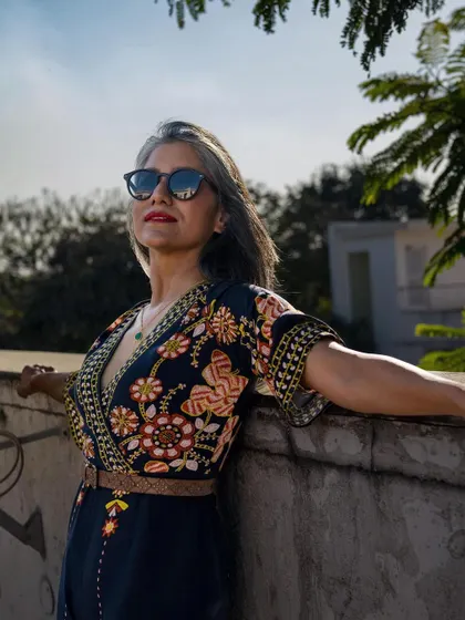 This jumpsuit is a great example of a piece that can be dressed up or down for any occasion.