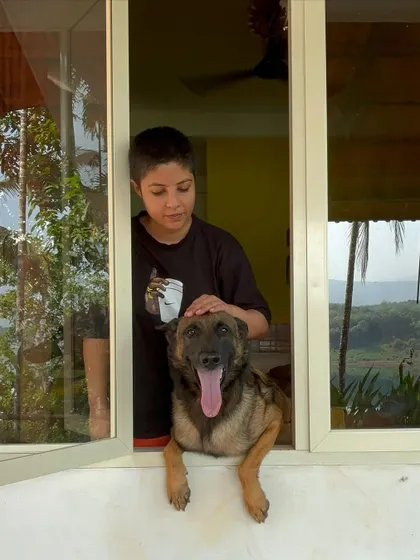 This is our window of joy. These photos capture the simple, everyday moments of connection I share with Floyd. It's in these quiet times, with a simple kiss or a hug, that our bond grows strongest.