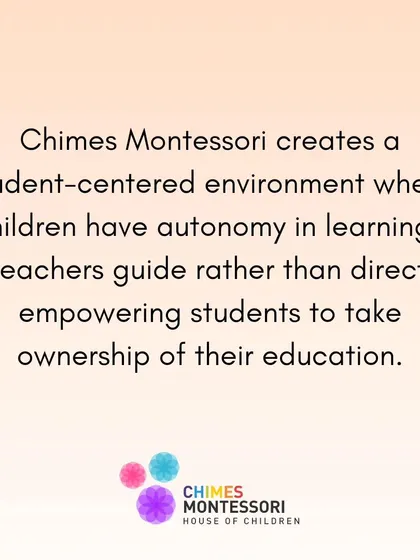We create a student-centered environment where teachers guide rather than direct, empowering students to take ownership of their education.