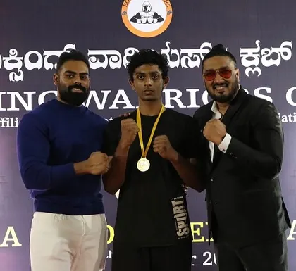 A young champion from our gym with his well earned medal. We are building the next generation of fighters right here.