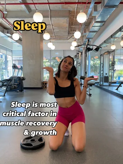 Sleep is the most critical factor in muscle recovery and growth. Prioritizing quality sleep is one of the best things you can do for your fitness journey.