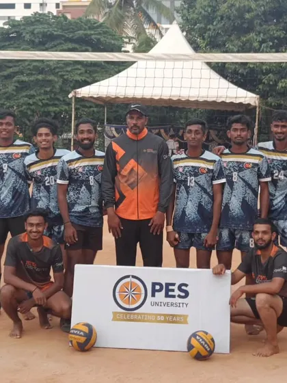 Another shot of the victorious Reva University team. Their hard work and dedication paid off.