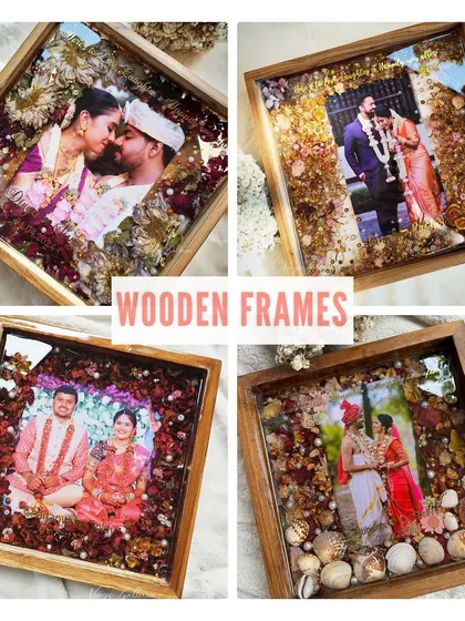 A collection of my popular wooden frames, perfect for preserving wedding memories. As we step into a new year, I'm grateful for the opportunity to create these timeless pieces that bring joy to your space.