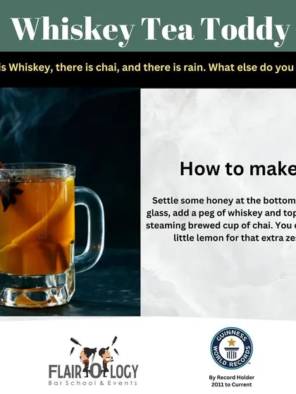 There's whiskey, there's chai, and there's rain. Our Whiskey Tea Toddy recipe combines them all for the ultimate comforting warm cocktail.