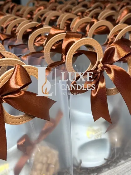 A closer look at the corporate Diwali hampers, showing the beautiful packaging and the contents inside.