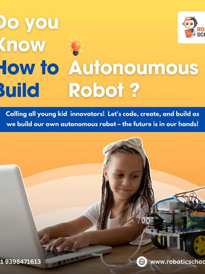 This young innovator is learning how to build and code an autonomous robot. My courses empower kids to take on challenging projects, giving them the skills and confidence to build the future.