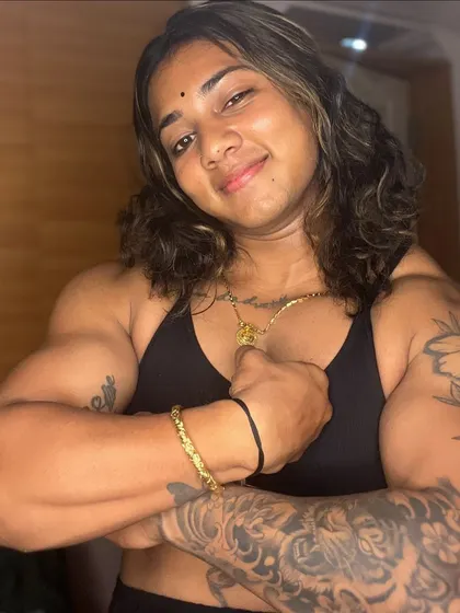 A confident look. My physique is my resume, showing my dedication to the fitness lifestyle.