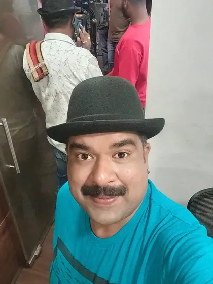 A selfie from the shooting location of 'First Night with Devva'.