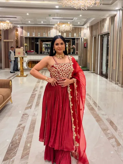 Posing in my ethnic wear. Fitness isn't just about the gym; it's about how it makes you feel in every aspect of your life.
