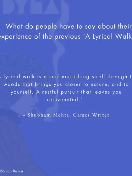These are more reflections from people who have joined my walks. Their words speak to the soul-nourishing, meditative, and connecting power of blending poetry with nature. I am so grateful for their willingness to share their experiences.