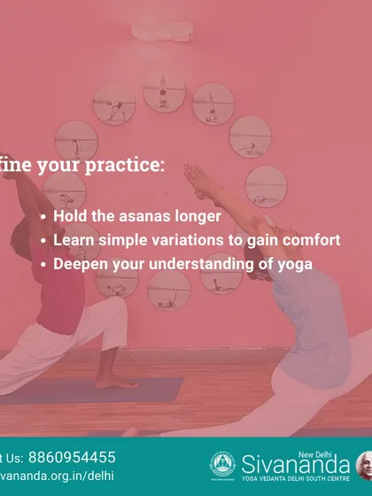 As you move through the course, you will refine your practice by holding asanas longer and learning simple variations. This helps you gain comfort and deepen your connection to each pose.