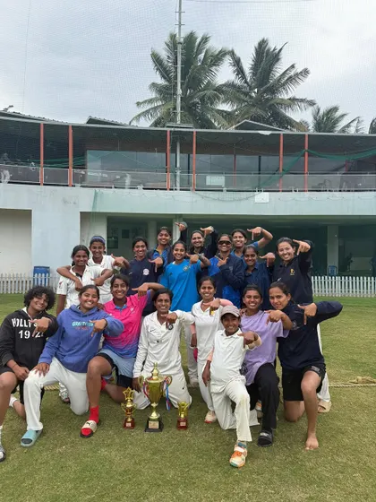 Seven tournaments played, seven tournaments won. The team poses after conquering the SSE tournament. This picture captures the energy and confidence of a team that knows how to win.