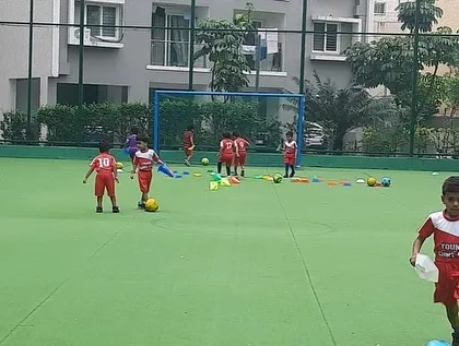 Kick off your little one's football journey with our toddler classes, designed specifically for tiny feet.