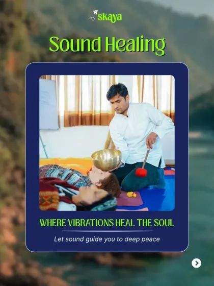 Let the vibrations of sound healing guide you to a state of deep peace. This is one of the most loved experiences on our wellness retreats, helping you relax and let go.