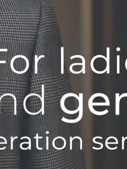 My alteration services are for everyone. I offer expert tailoring for both ladies' and gents' formal and casual wear, ensuring a perfect fit for all.