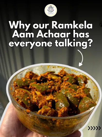 Why does everyone love our Ramkela Aam Achaar? Our customers say it reminds them of childhood summers and food made with love.