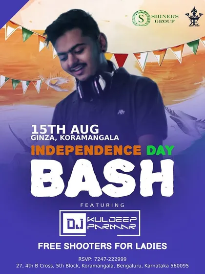 A poster for an Independence Day Bash. I love playing for special occasions and creating a patriotic yet high-energy vibe with my music selection.