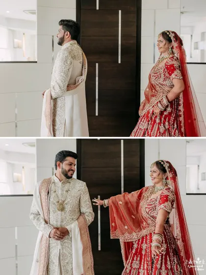 The "first look" is a beautiful and private moment. I capture the groom's reaction and the bride's joyful reveal, creating a touching narrative sequence you'll love to look back on.