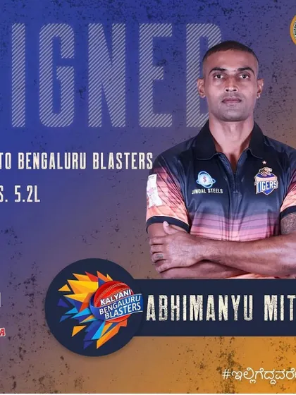 Congratulations to A3 performer Abhimanyu Mithun on being signed to the Bengaluru Blasters.