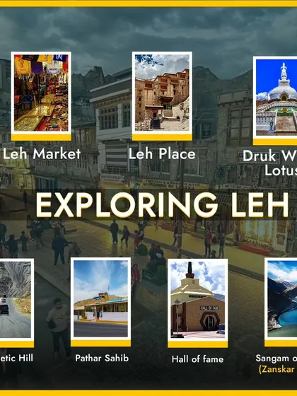 A detailed look at the places we explore in and around Leh, from cultural sites to natural wonders.