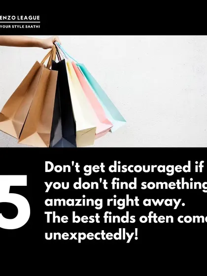 Thrifting Tip #5: Be patient. The best finds often come unexpectedly, so don't get discouraged if you don't find something amazing on your first try.
