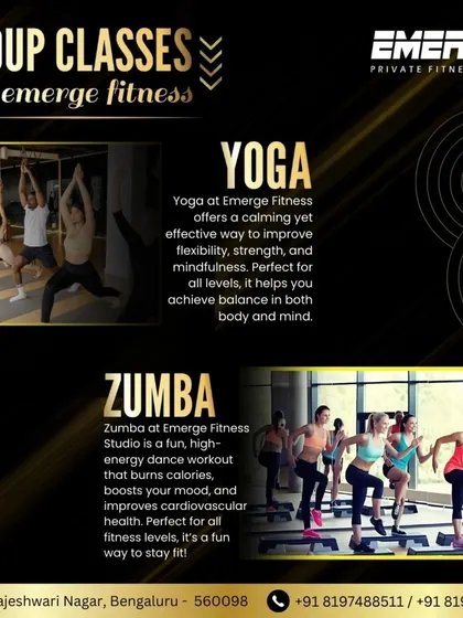 We offer both Yoga and Zumba to fit your mood. Choose Yoga to find your balance and relax your mind, or join Zumba for a high-energy dance party.