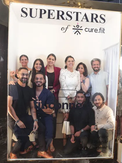 With some of the 'Superstars of Cure.fit' at a company event. Being surrounded by such a talented and dedicated team is a constant inspiration.