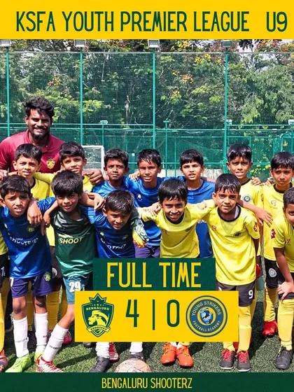 A collection of full-time results from our various youth teams in the YPL, highlighting a big 4-0 win for our U-9 team against Young Strikers FA.