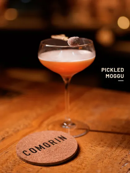 Pickled. Punchy. Perfectly balanced. The Pickled Moggu is a cocktail that pickles your curiosity with its unique and savoury flavour profile.