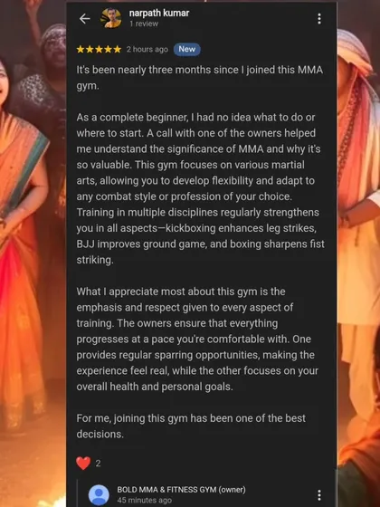Your words motivate us to do more. This review from a member highlights our focus on beginners, respect, and personalized goals. This is the experience I strive to provide for everyone who walks through my doors.