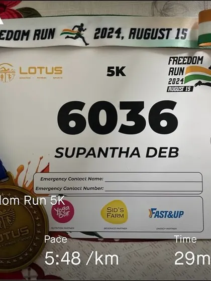 A collection of moments from our Freedom Run, capturing the determination of individual runners, the camaraderie of groups, and the pride of finishing the race.