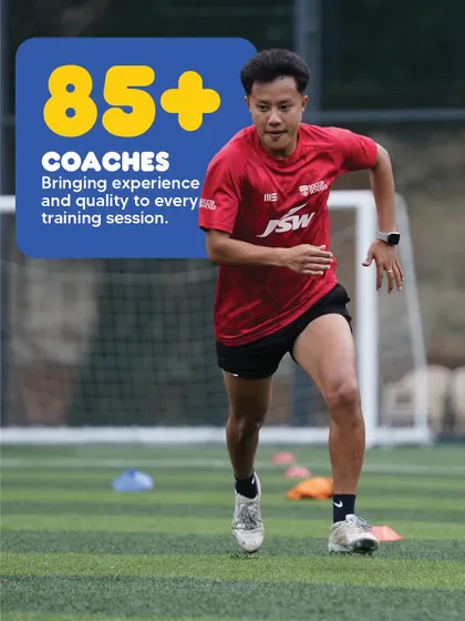 Impact Summary: Our team of over 85 certified coaches brings experience and quality to every single training session.