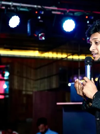 Connecting with the audience between songs. A big part of my performance is sharing stories and creating a personal connection, making everyone feel like part of the mehfil.